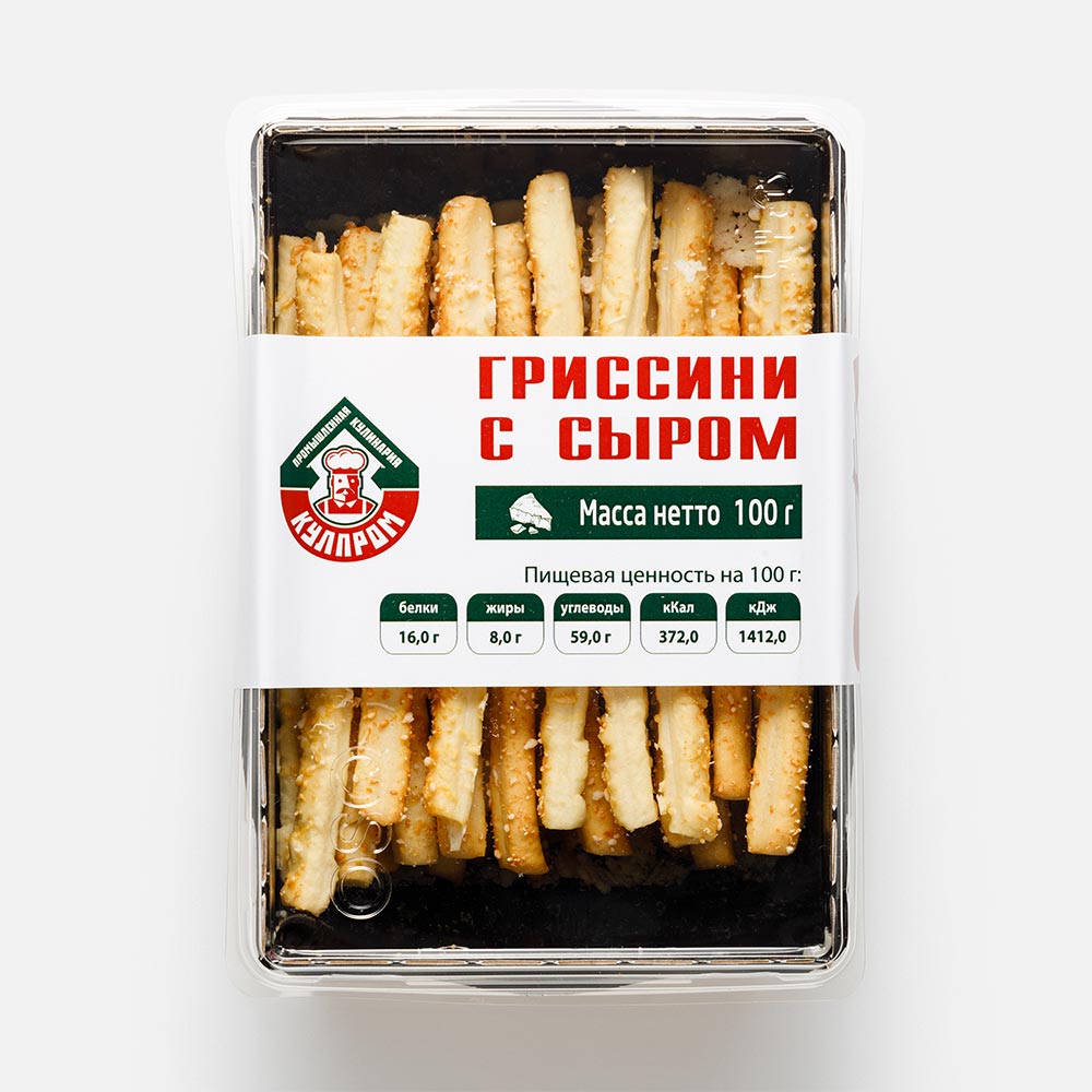 Гриссини Кулпром с сыром, 100 г