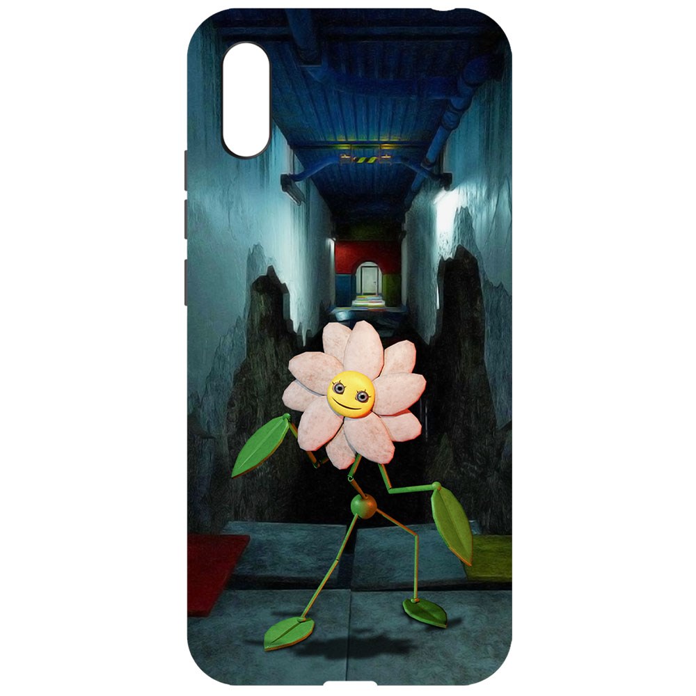 

Чехол-накладка Софт Хаги Ваги - Дейзи для Xiaomi Redmi 9A, Черный