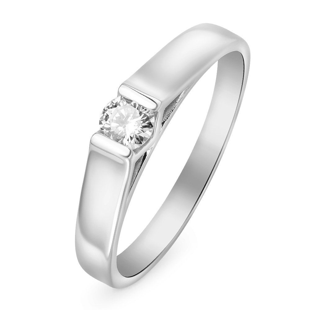 

Кольцо женское из серебра с фианитом 585Gold 701008696, р, 701008696