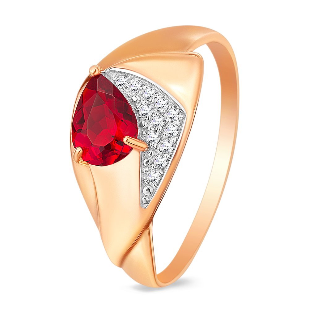 

Кольцо женское из серебра с фианитом 585Gold 701008736, р. 17, 701008736