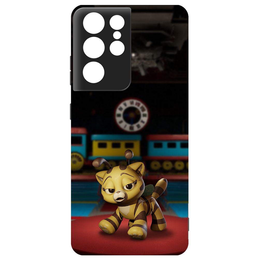

Чехол-накладка Софт Хаги Ваги - Кошка-Пчёлка для Samsung Galaxy S21 Ultra (G998)