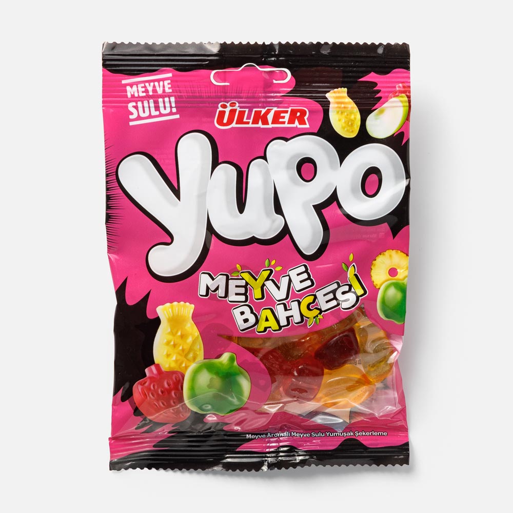 Мармелад жевательный Ulker Yupo Jelly фрукты, 80 г