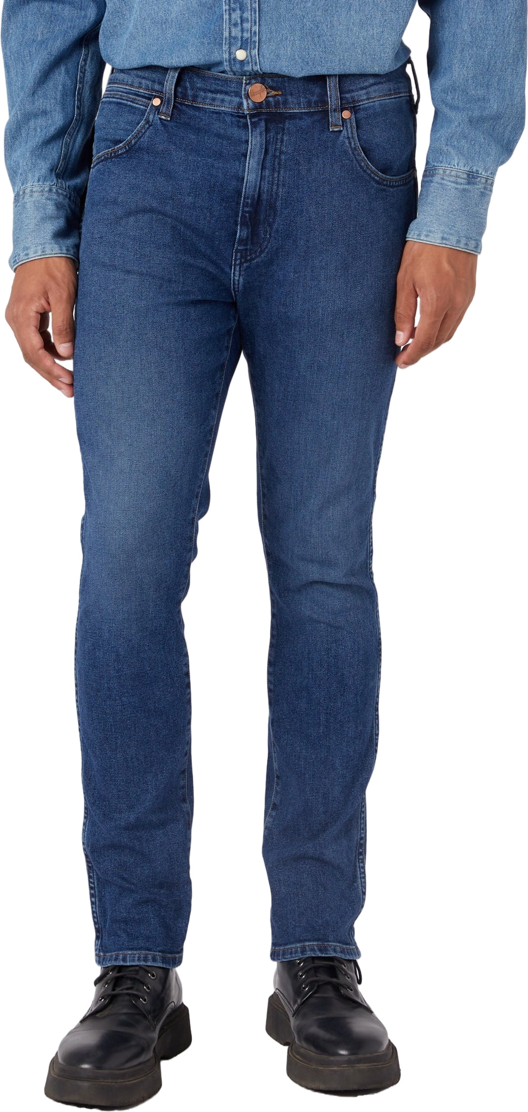 

Джинсы мужские Wrangler W18S8450X синие 30/32, Синий, W18S8450X