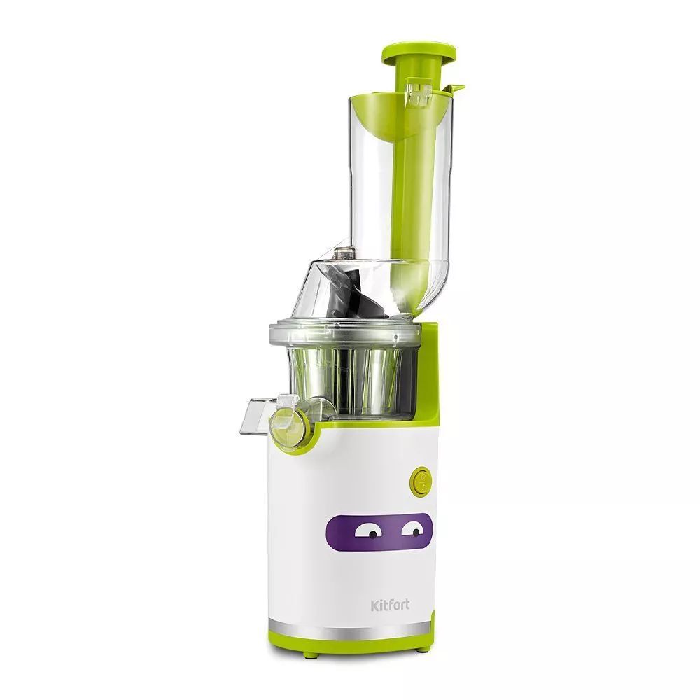 

Соковыжималка шнековая Kitfort КТ-1130-2 150 Вт White, Green, КТ-1130-2