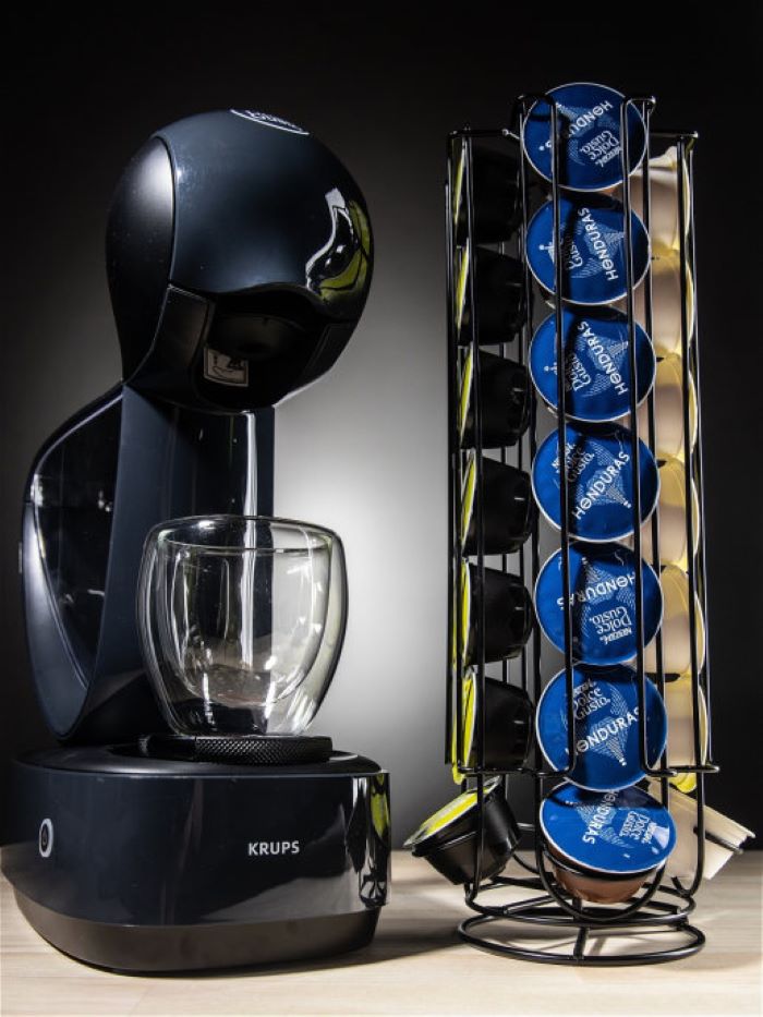 фото Держатель для капсул lecafeier ch1373 black dolce gusto, поворотный, 24 капсулы, черный