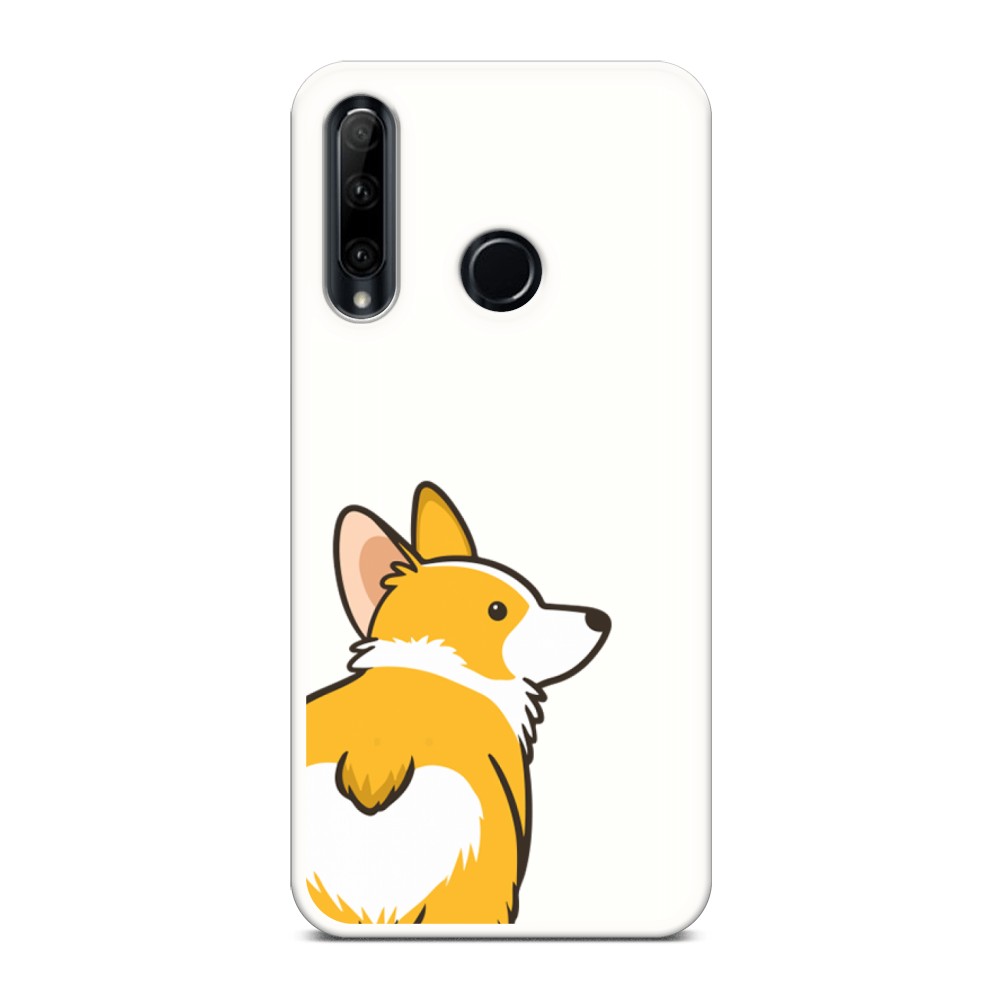 

Чехол Awog на Honor 10i/ 20e/ P smart+ 2019/ 20 Lite "Корги следуй за мной", Желтый;бежевый;белый, 6104157-1