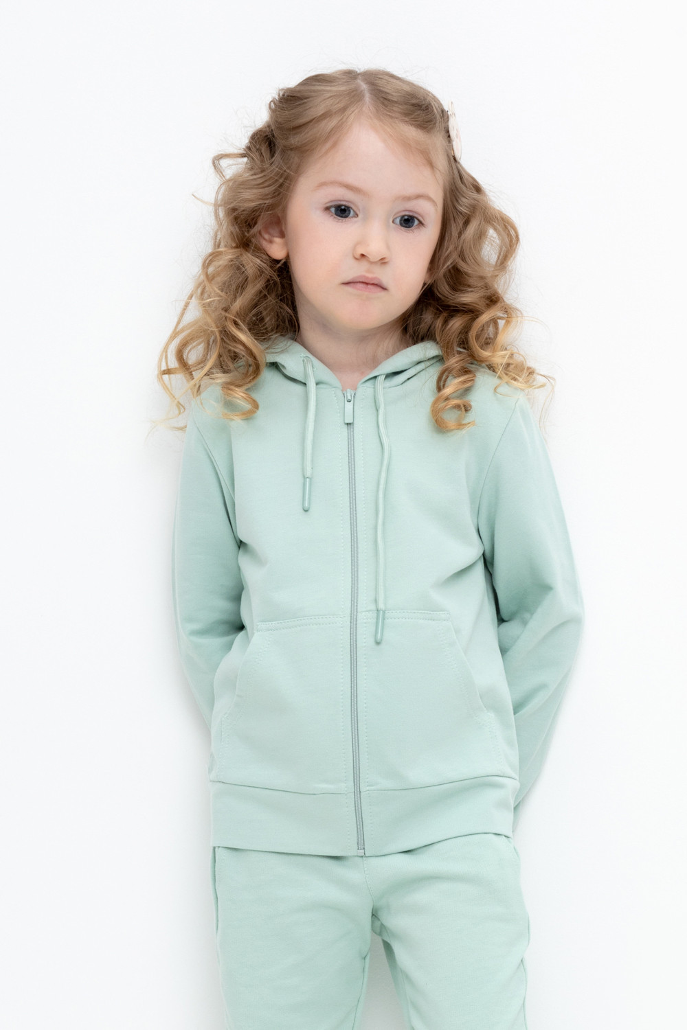 

Толстовка детская CROCKID М 1361-6, голубая дымка, 128, Голубой, М 1361-6