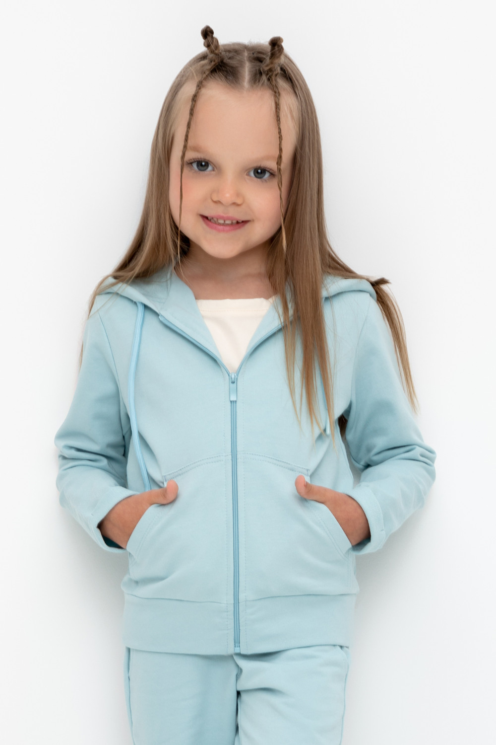 

Толстовка детская CROCKID М 1361-6, голубой, 116, М 1361-6