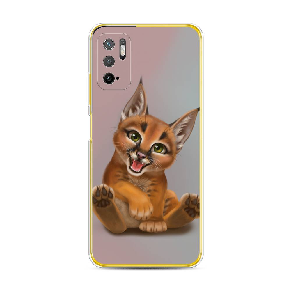 Чехол Awog на Poco M3 Pro Малыш рыси