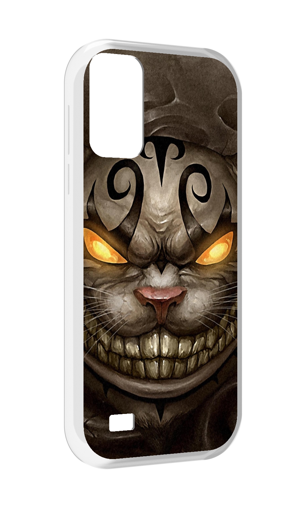 

Чехол MyPads злой котик с желтыми глазами для Oukitel C31, Прозрачный, Tocco