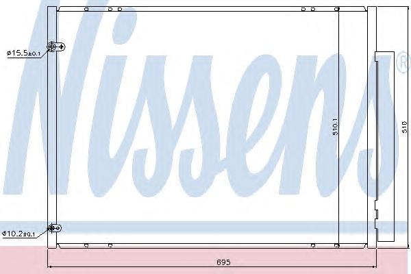 

Радиатор кондиционера Nissens 940298