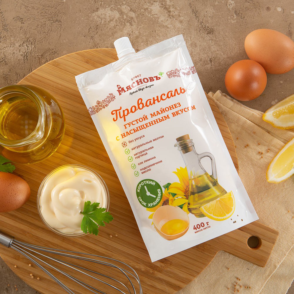 Майонез МясновЪ БУФЕТ Провансаль 79% 400 г