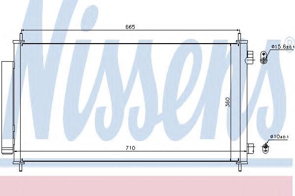

Радиатор кондиционера Nissens 940163