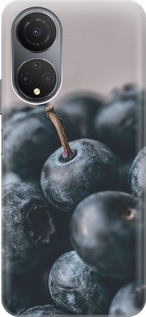 

Силиконовый чехол на Honor X7 "Голубика", Розовый;черный, 158553