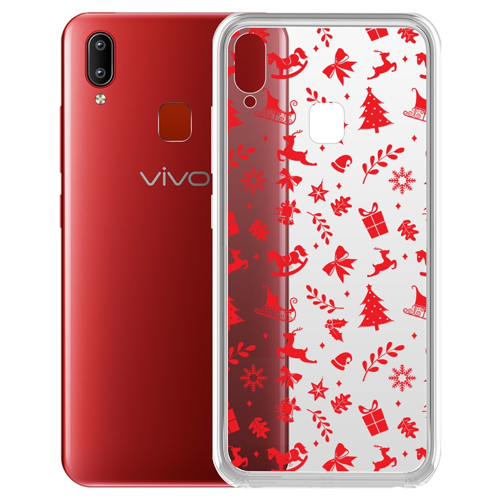 Чехол-накладка Новогодние мотивы для Vivo Y91/Y91i/Y93/Y95