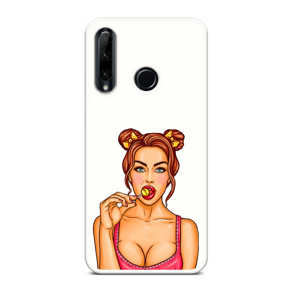 

Чехол Awog на Honor 10i/ 20e/ P smart+ 2019/ 20 Lite "Вкусный леденец", Бежевый;коричневый;розовый, 6104157-1
