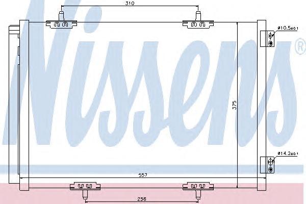 

Радиатор кондиционера Nissens 940055
