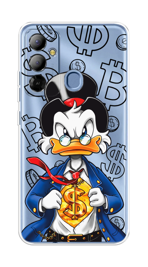 

Чехол на Tecno Pop 6 Go "Scrooge Goldman", Черный;белый;синий, 302950-1