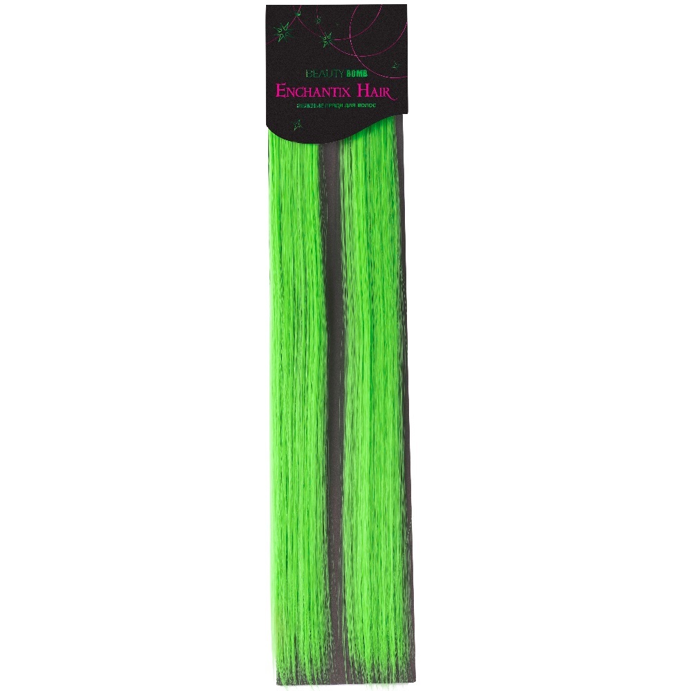 Зеленые пряди для волос Beauty Bomb Green Enchantix Hair