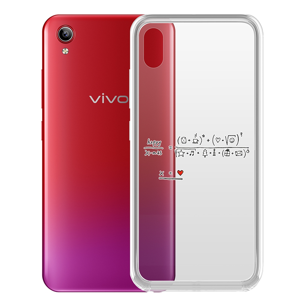 

Чехол-накладка Праздничная формула для Vivo Y91C, Прозрачный