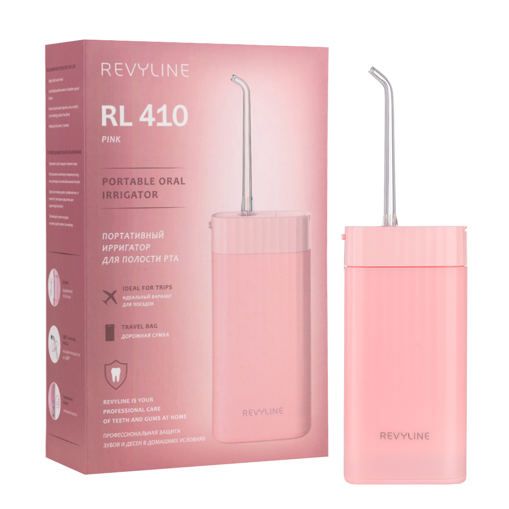 Ирригатор Revyline RL 410 розовый ирригатор для полости рта orchidenta wf 101 портативный розовый