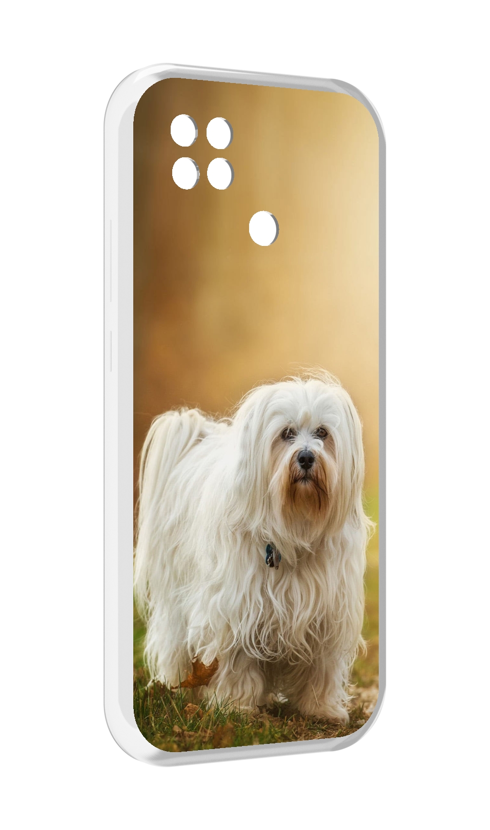 

Чехол MyPads гаванскии бишон для Xiaomi Poco C40, Прозрачный, Tocco