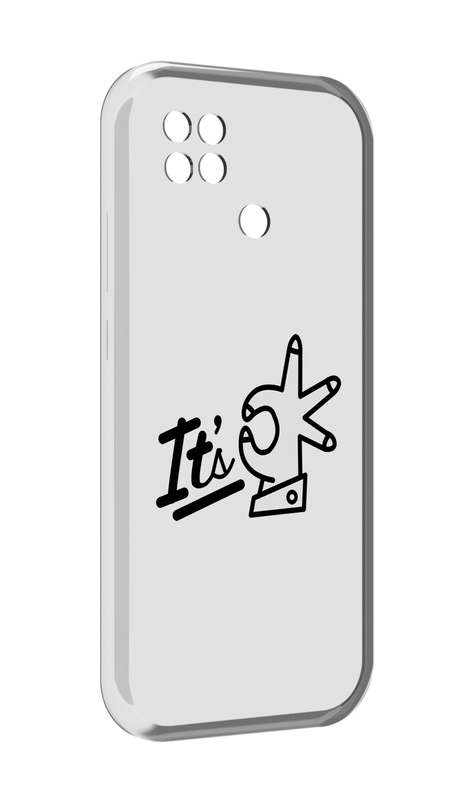 

Чехол MyPads все-ок для Xiaomi Poco C40, Прозрачный, Tocco