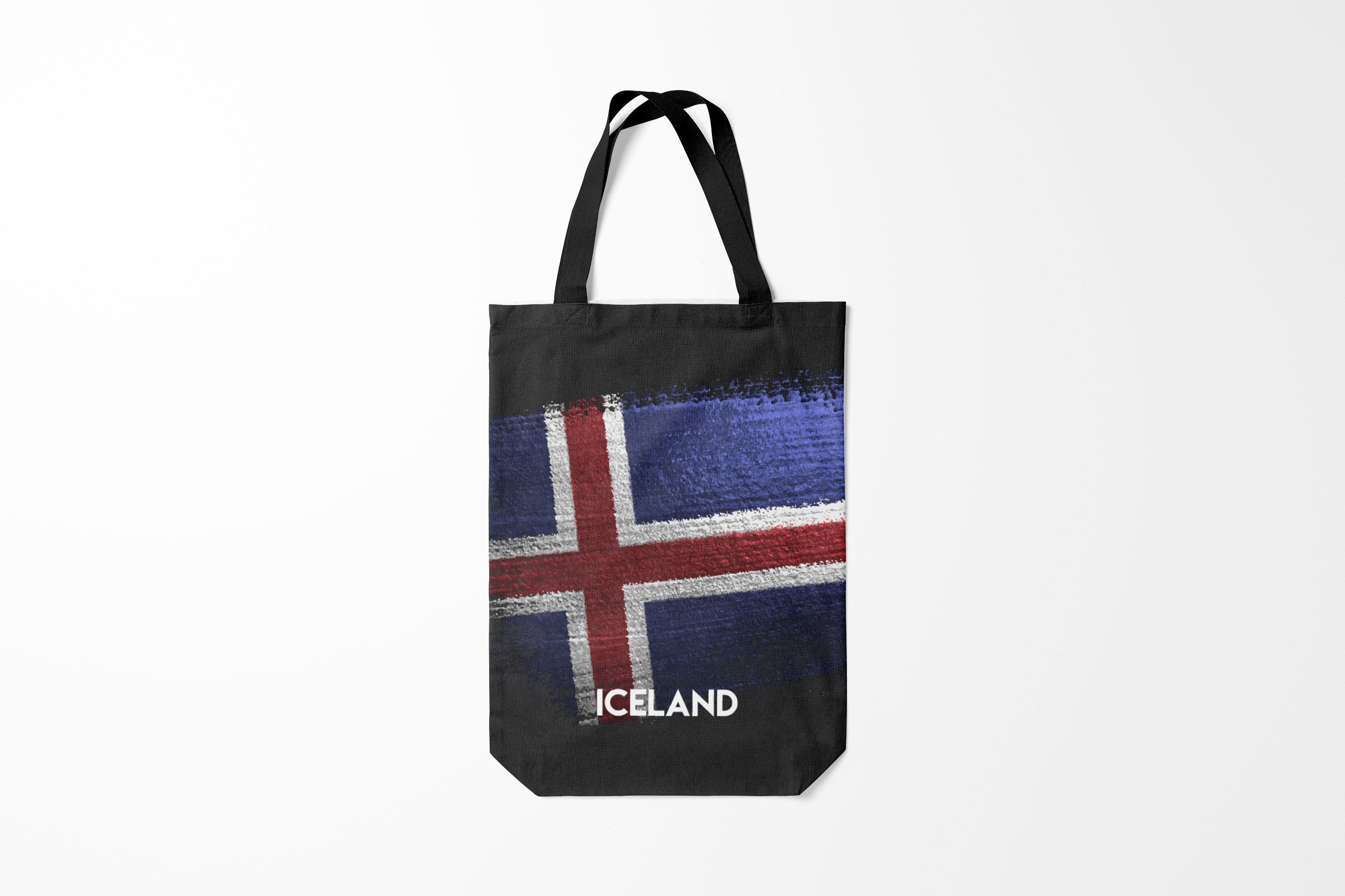 

Сумка шoппер унисекс Burnettie Страны мира IcelandИсландия, черный, Страны мира IcelandИсландия