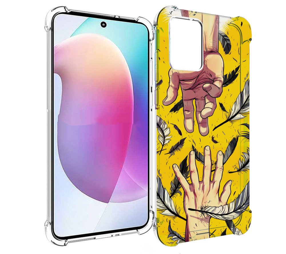 

Чехол MyPads рука-в-руку для Motorola Edge 30 Neo, Прозрачный, Tocco