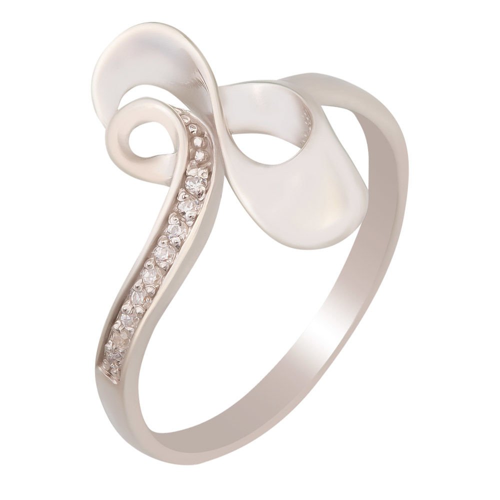 

Кольцо женское из серебра с фианитом 585Gold 701004028, р. 18, 701004028