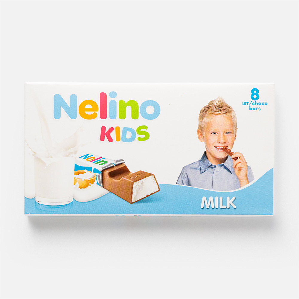 Шоколад Nelino Kids молочный, с молочным наполнителем, 100 г