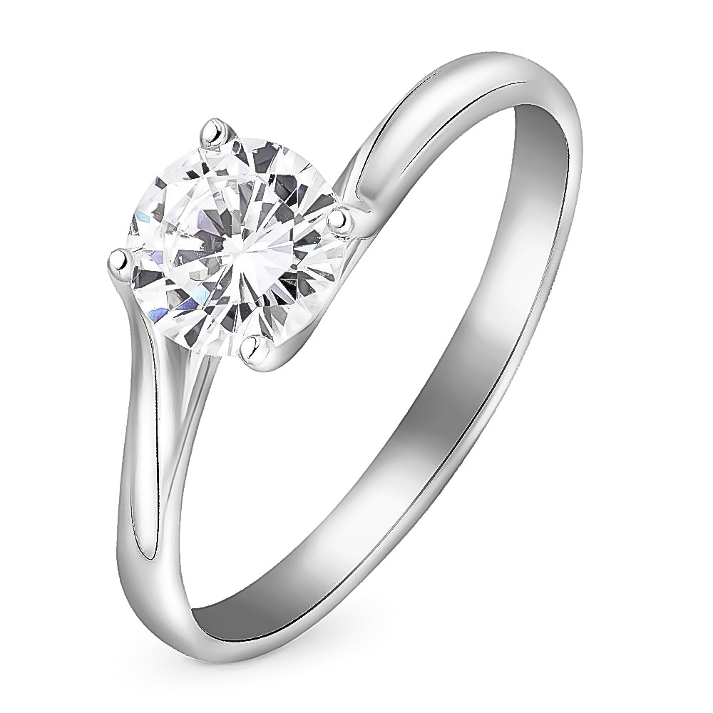 

Кольцо из серебра р. , 585Gold 701000787, фианит, 701000787