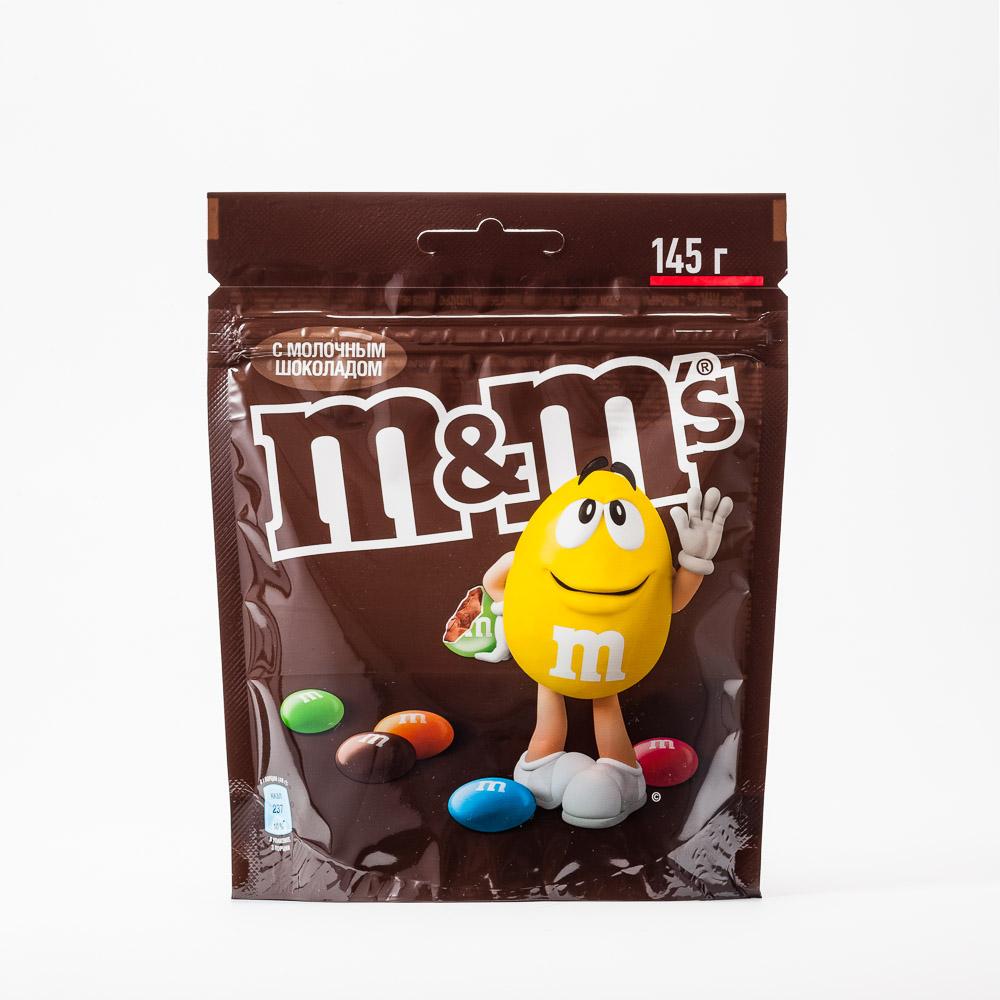 Драже M&M’s с молочным шоколадом, 145 г