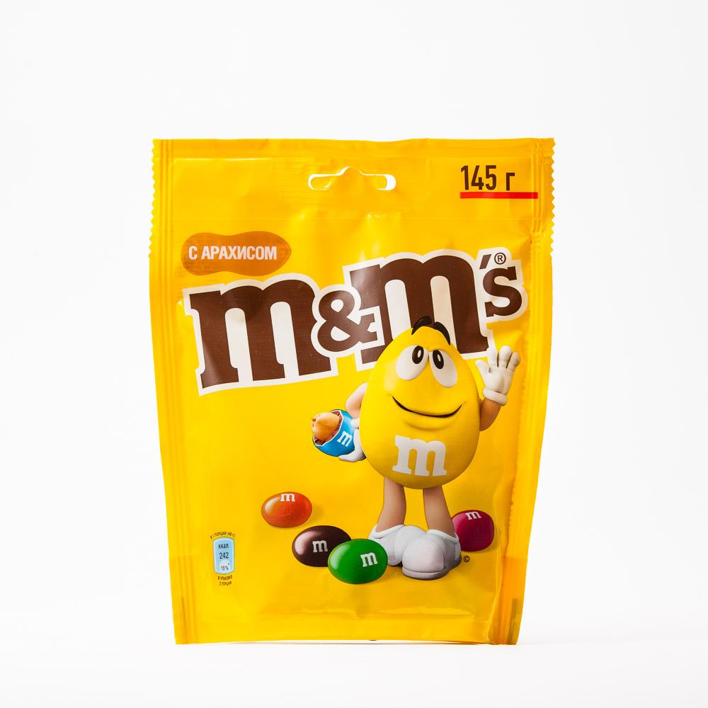 Драже M&M’s с арахисом и молочным шоколадом, 145 г