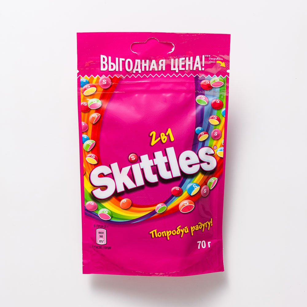 Драже Skittles 2 в 1, 70 г