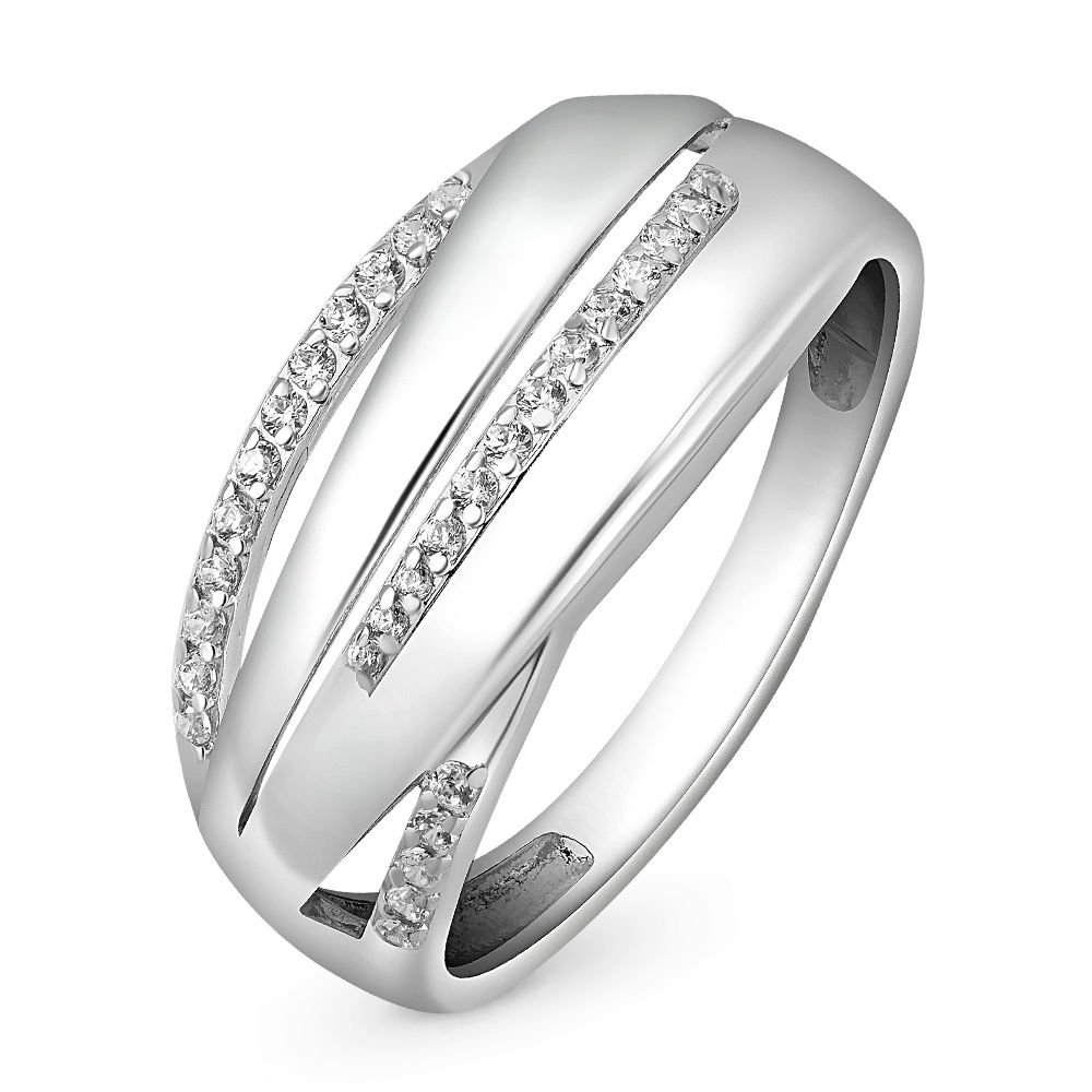 

Кольцо женское из серебра с фианитом 585Gold 701006670, р, 701006670