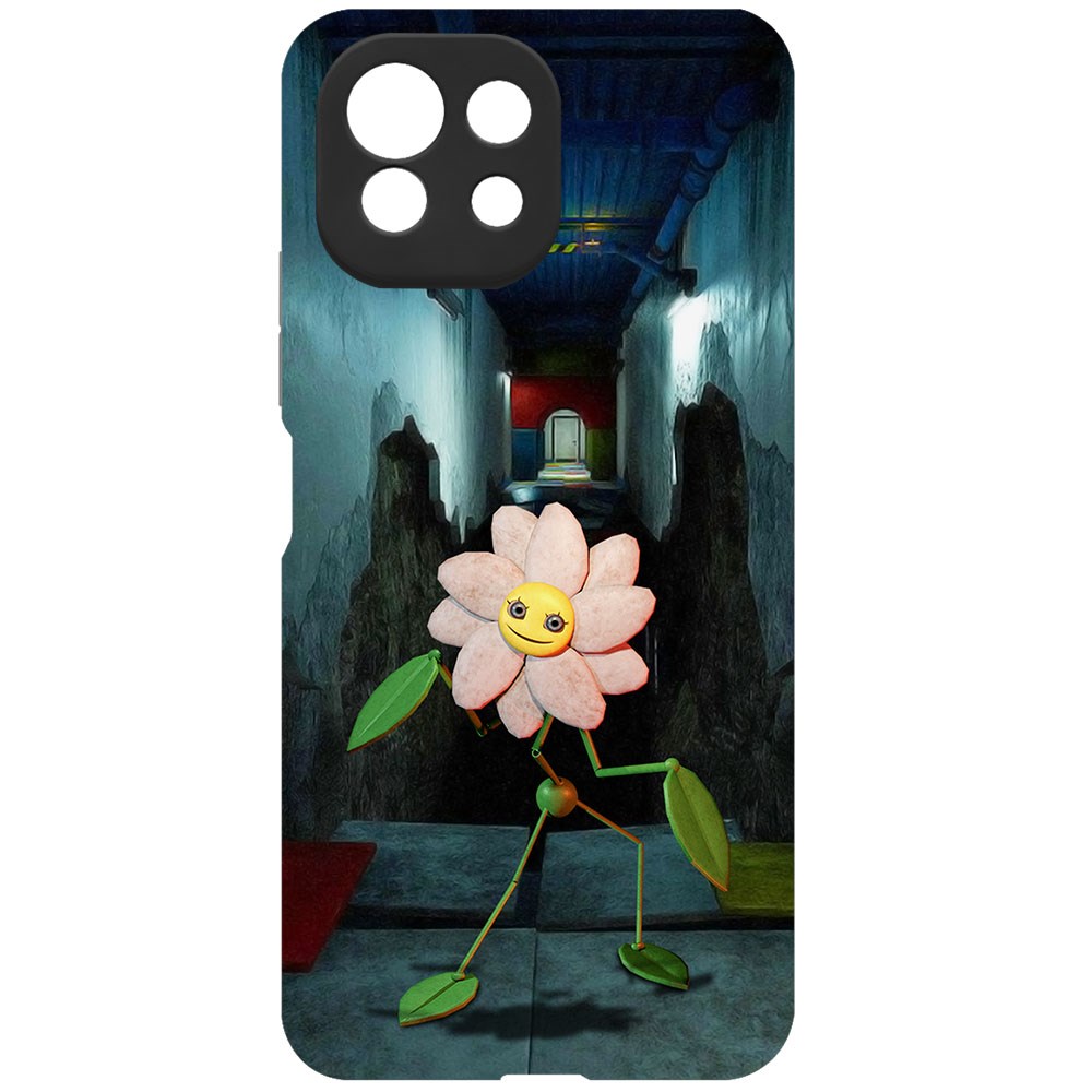 

Чехол-накладка Софт Хаги Ваги - Дейзи для Xiaomi Mi 11 Lite, Черный