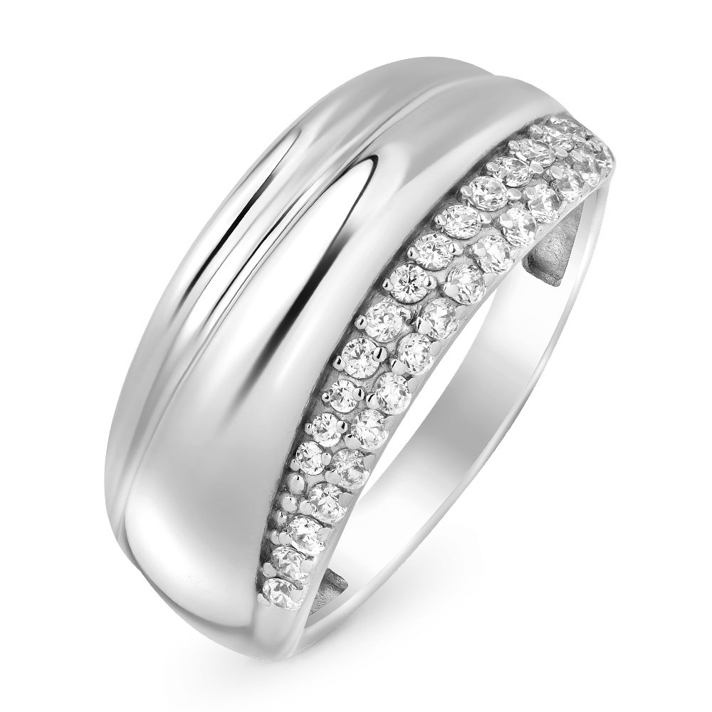 

Кольцо женское из серебра с фианитом 585Gold 701006605, р. 18,5, 701006605