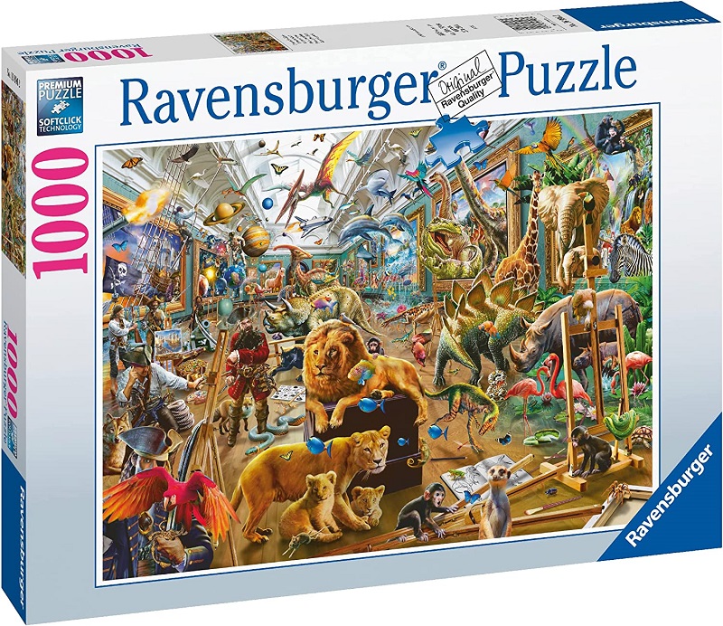 

Пазл Ravensburger 1000 Хаос в картинной галерее, арт.16996