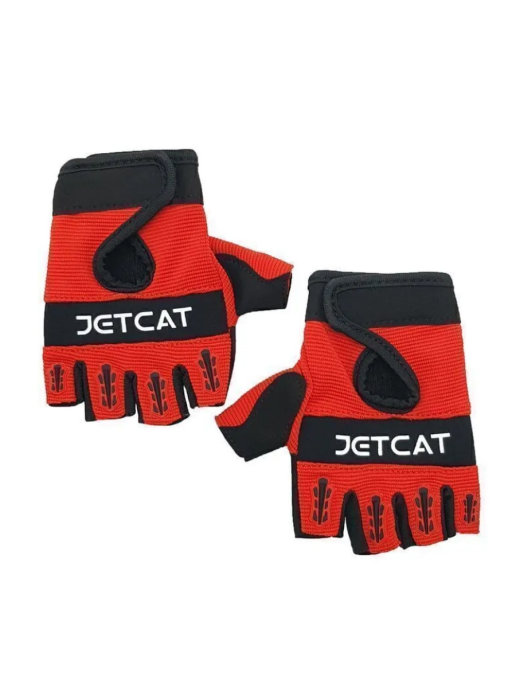 Перчатки - JETCAT - Pro - Короткие Пальцы красно-черные (S)