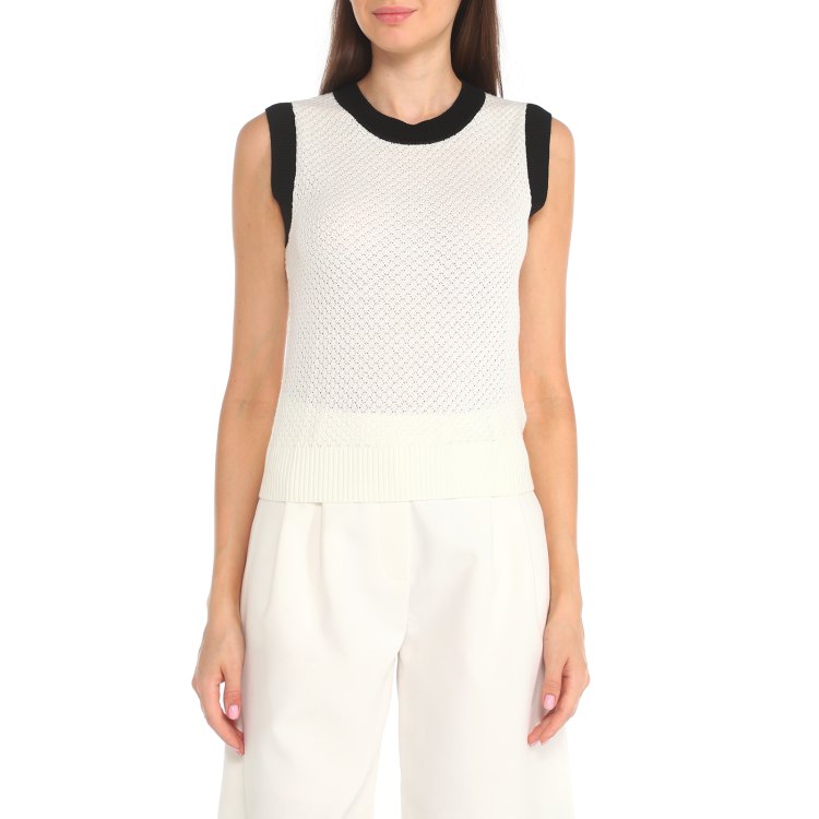 

Майка женская Maison David 6W069 белая L, Белый, 6W069