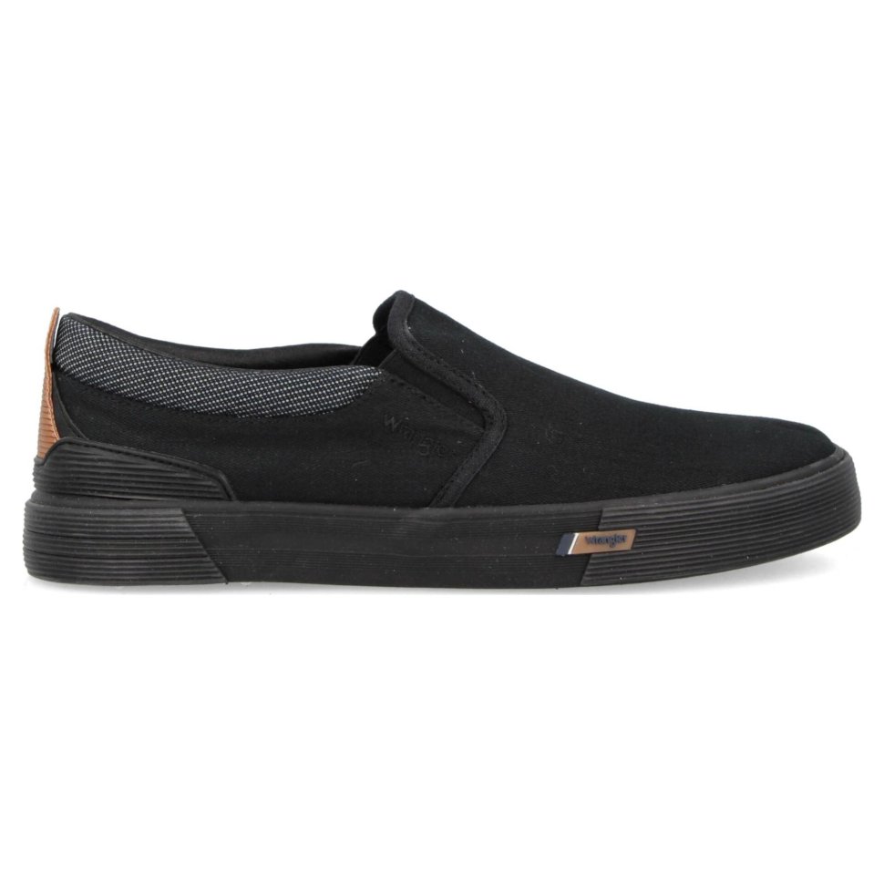 Слипоны мужские Valley Slip On WM31041-062 черные 42 EU Wrangler. Цвет: черный