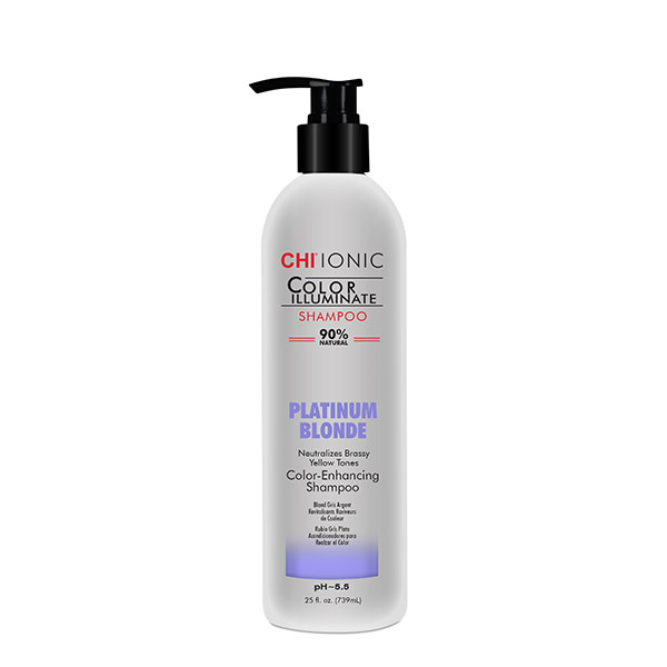 фото Шампунь оттеночный chiioniccolor illuminate shampoo platinum blonde платиновый блонд 739мл