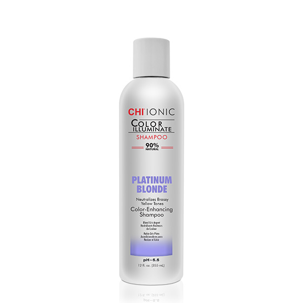 фото Шампунь оттеночный chiioniccolor illuminate shampoo platinum blonde платиновый блонд 355мл