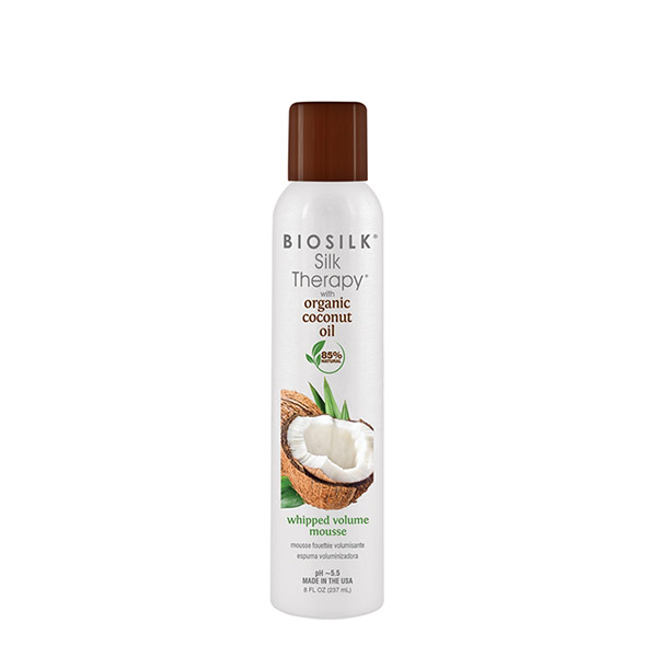 

Мусс для укладки волос Biosilk Silk Therapy Organic CoconutOil Whipped Volume Mousse 237мл