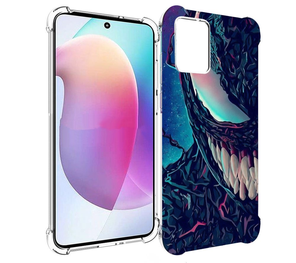 

Чехол MyPads полу веном для Motorola Edge 30 Neo, Прозрачный, Tocco