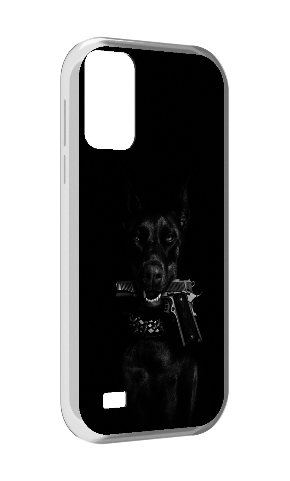 

Чехол MyPads доберман мужской для Oukitel C31, Прозрачный, Tocco