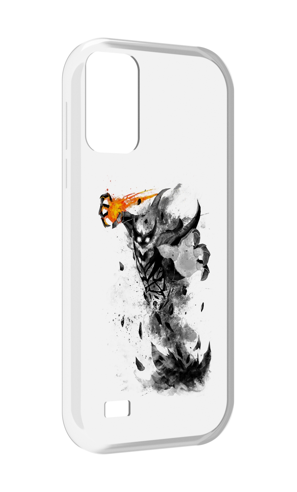 

Чехол MyPads nevermore черно белый для Oukitel C31, Прозрачный, Tocco