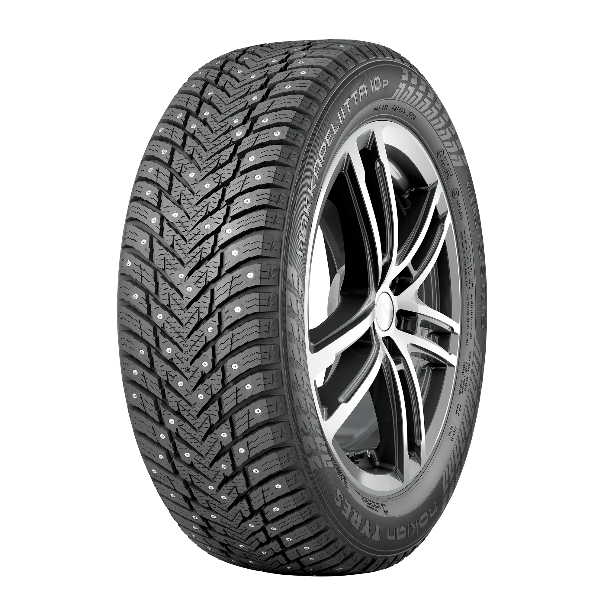 

Шины Nokian Tyres Hakkapeliitta 10p 225/55 R16 99T, Hakkapeliitta 10p