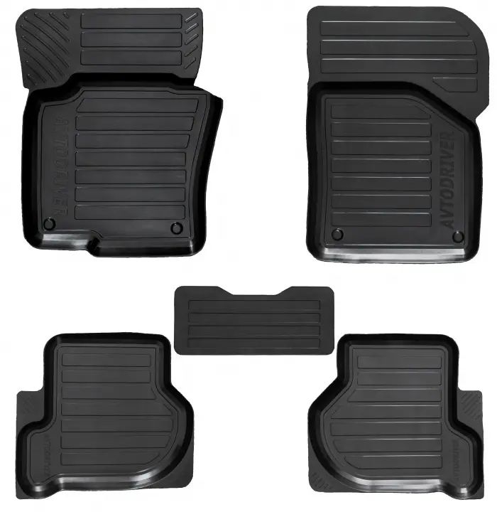 

Коврики в салон автомобиля ADR Борт (резиновые) Volkswagen Tiguan (2007-), Борт